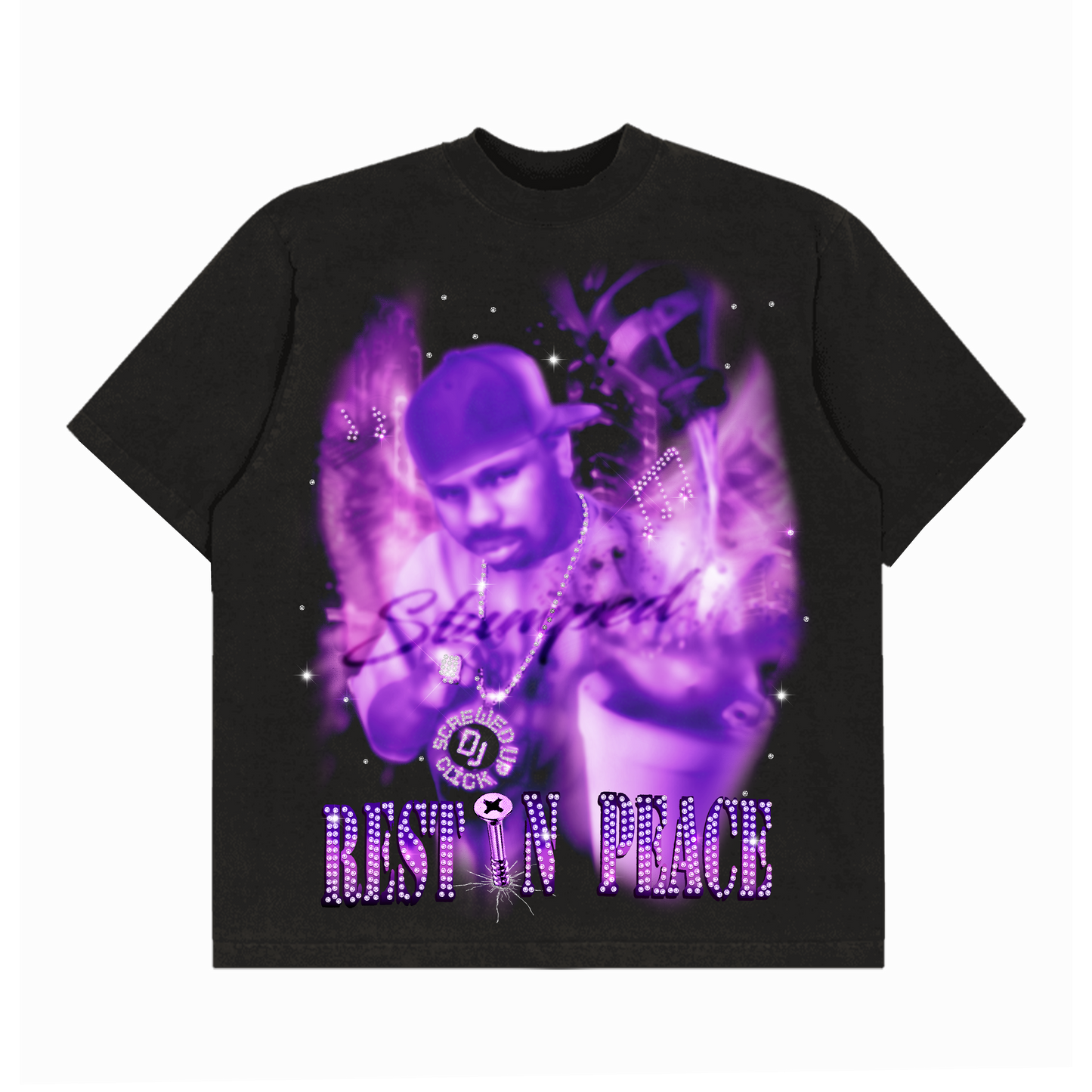 AIR BRUSHED SCREW TEE