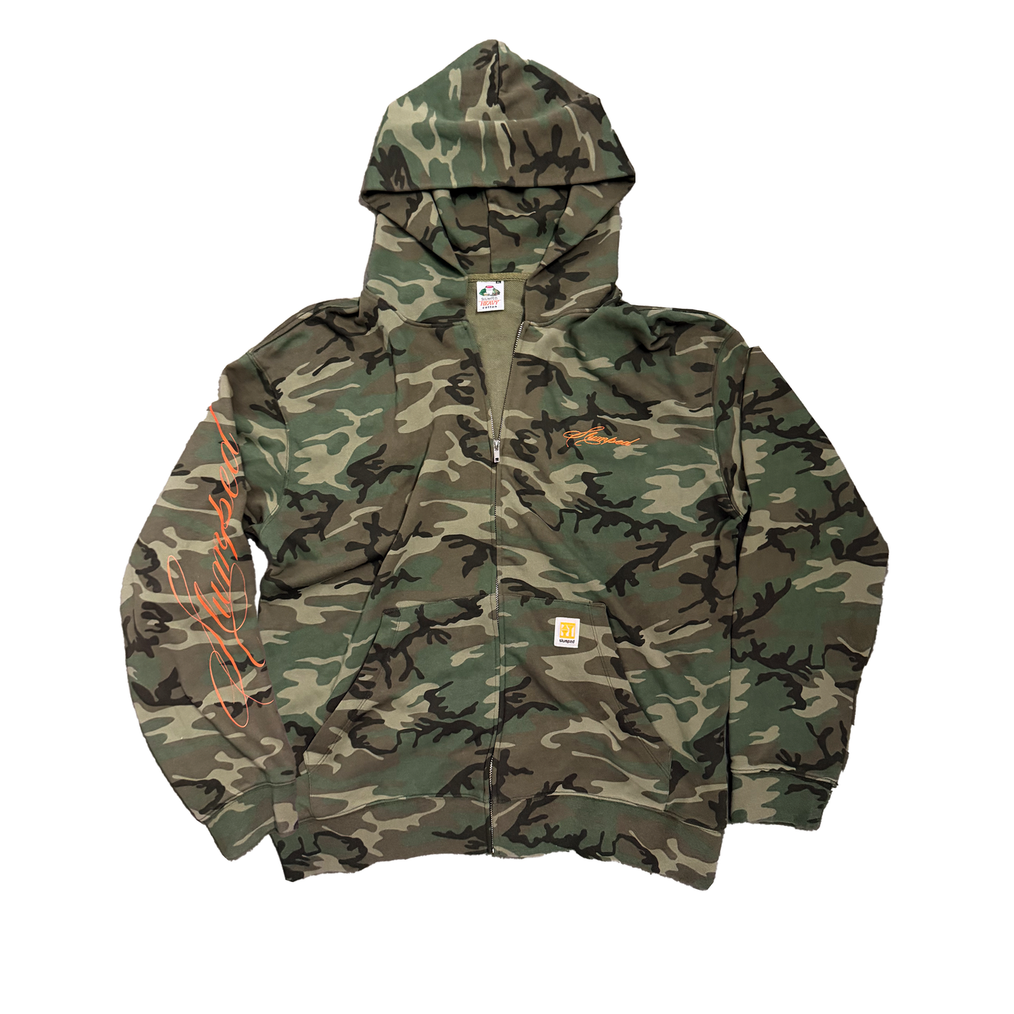 CAMO ZIP UP HOODIE