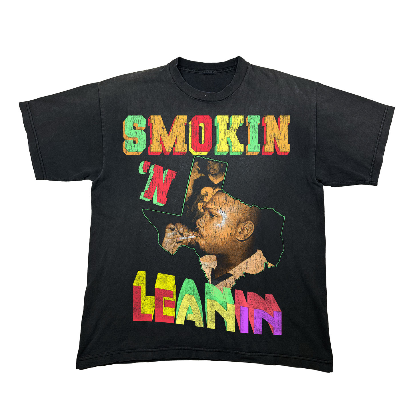 SMOKIN 'N LEANIN TEE